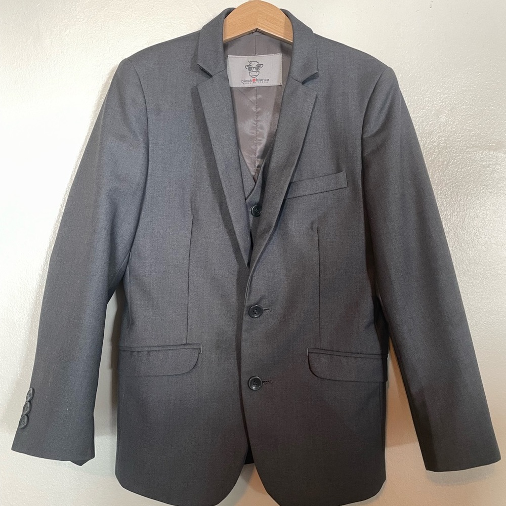 Boys size 10 jacket and vest set